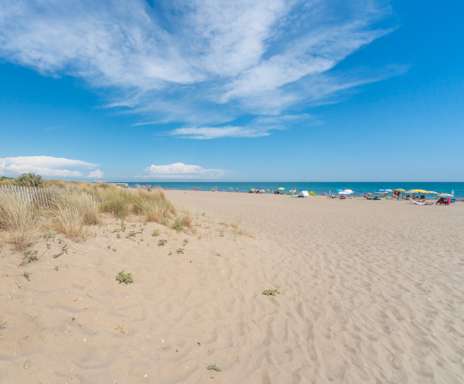 camping ca savio zand strand
