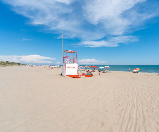 ca savio camping sandy beach